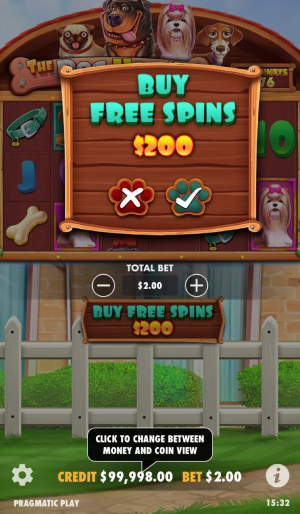 The Dog House Megaways from Pragmatic Play Buy Free Spins Feature