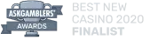 Winz.io is the finalist in the Best New Casino category - AskGamblers Awards 2020
